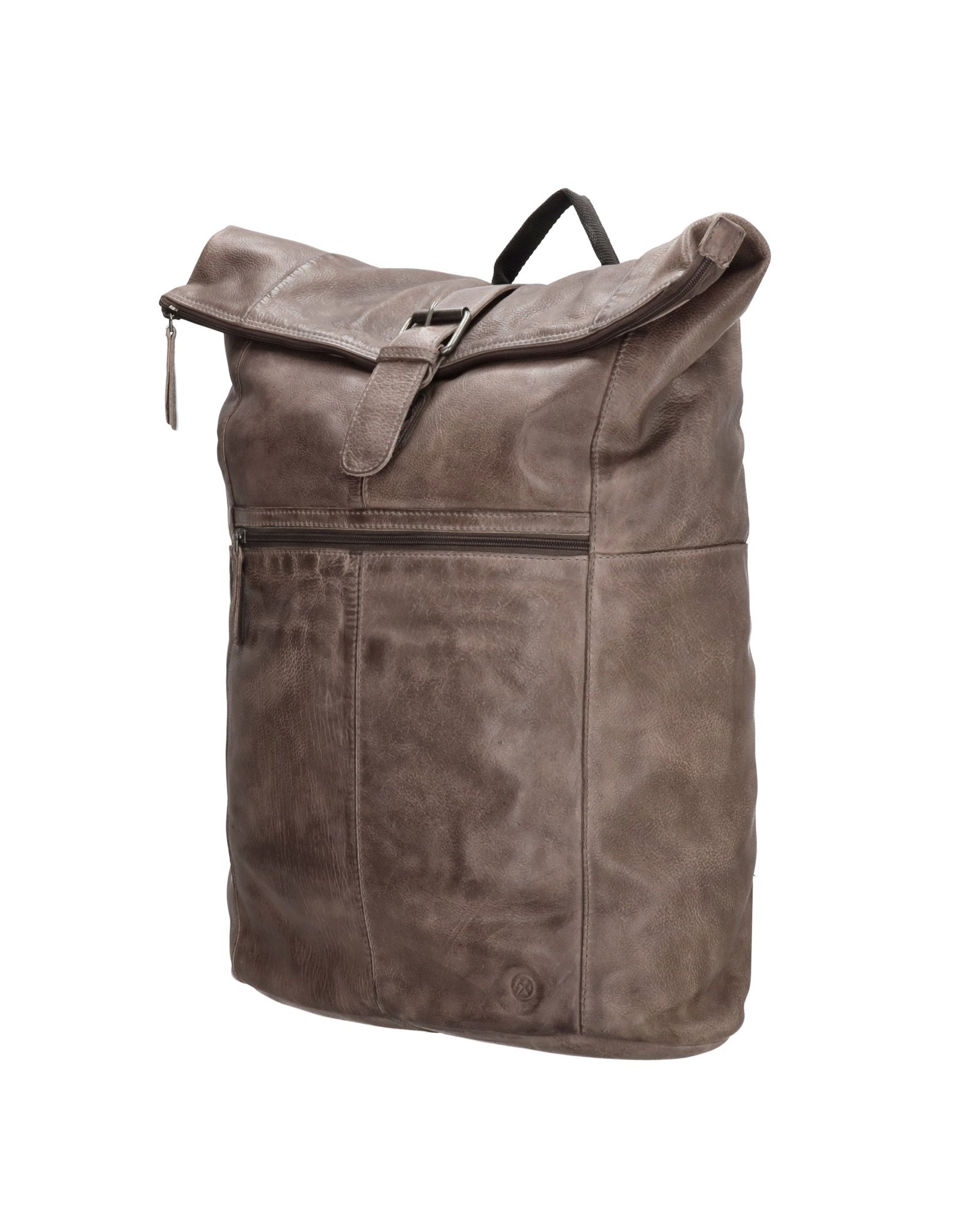 Hide & Stitches Leather backpacks  and leather shoppers - Hide & Stitches Rolltop Backpack 15,6" - 17,3" taupe