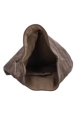 Hide & Stitches Leren rugzakken Leren shoppers - Hide & Stitches Rolltop Rugzak 15,6" - 17,3" taupe