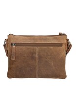 Hide & Stitches Leather bags - Hide & Stitches Shoulder bag with Phone pocket brown