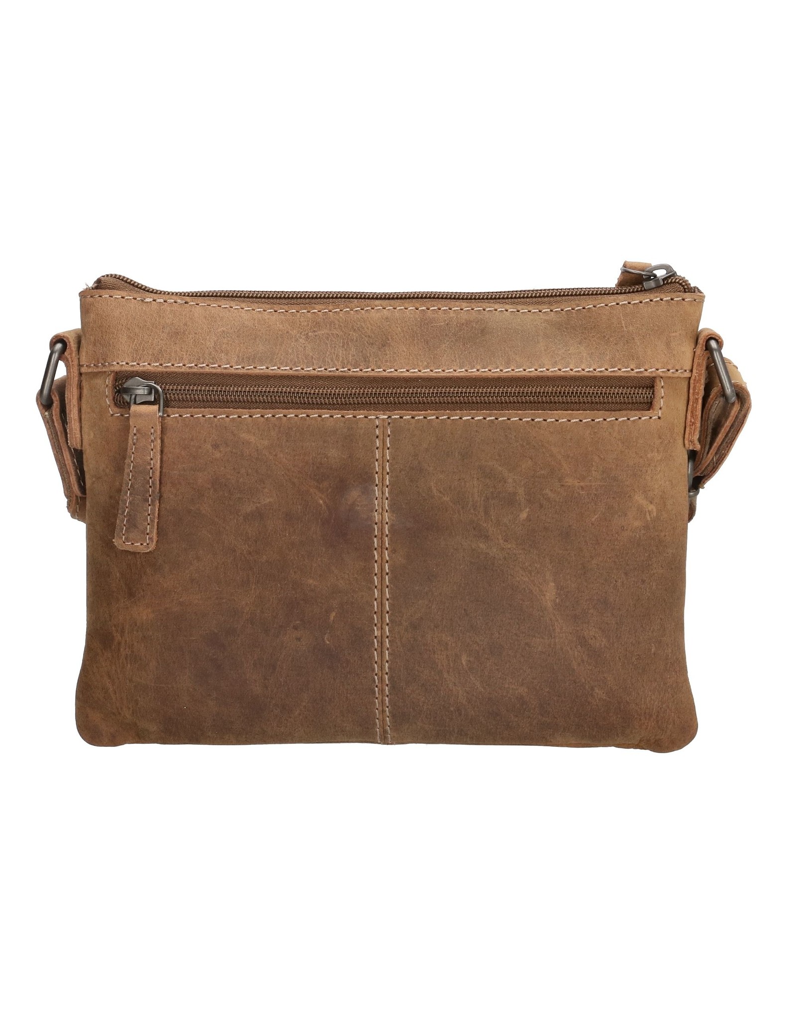 Hide & Stitches Leather bags - Hide & Stitches Shoulder bag with Phone pocket brown