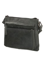Hide & Stitches Leather bags - Hide & Stitches Shoulder bag with Phone pocket black