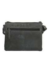 Hide & Stitches Leather bags - Hide & Stitches Shoulder bag with Phone pocket black