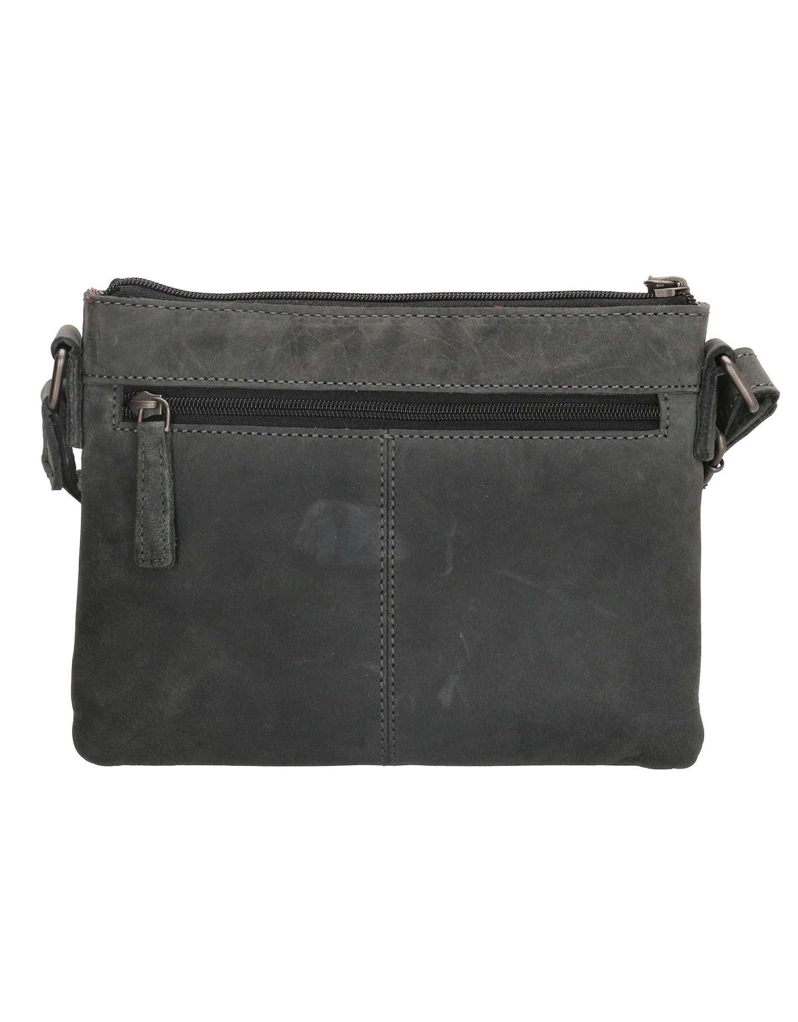 Hide & Stitches Leather bags - Hide & Stitches Shoulder bag with Phone pocket black