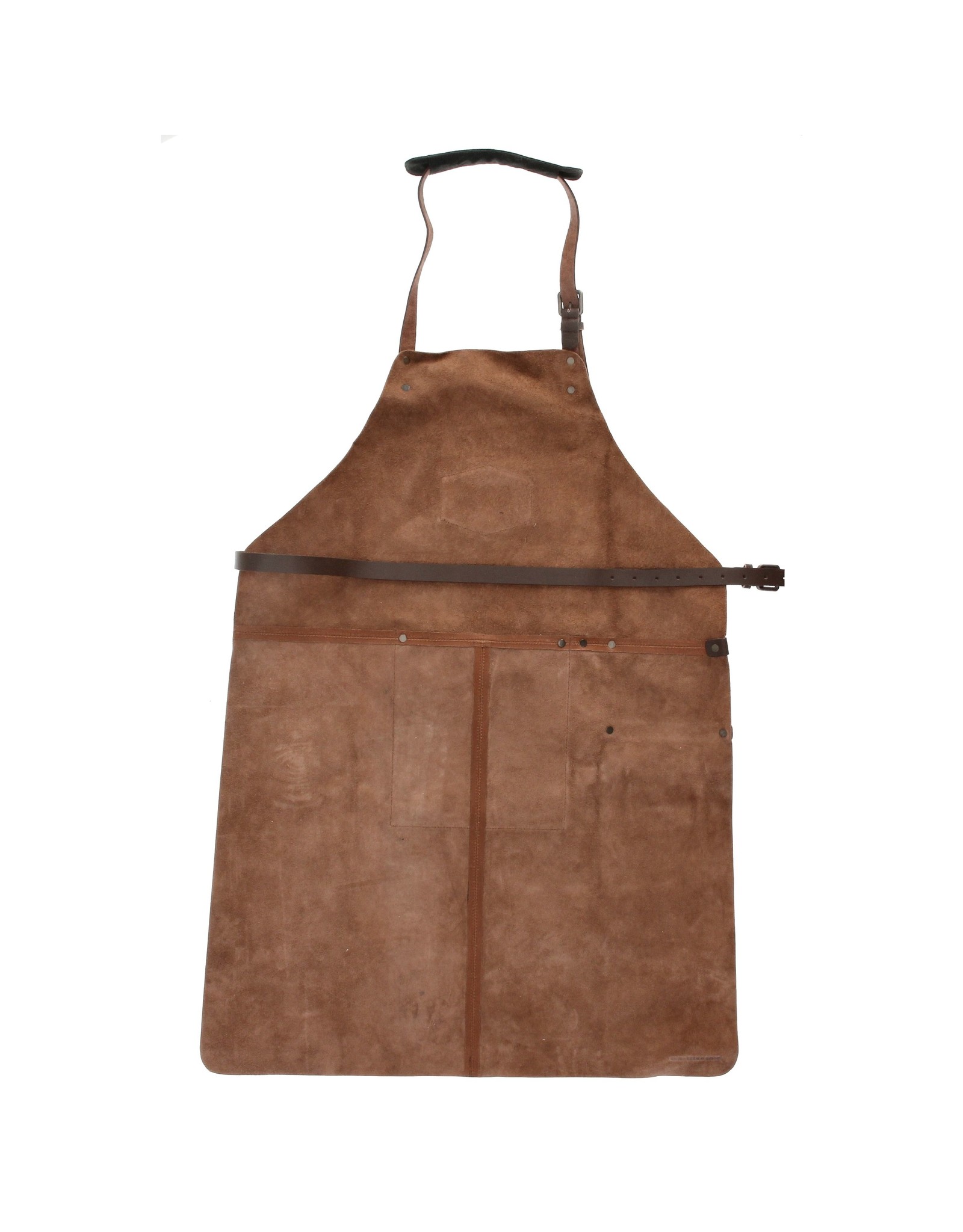 Hide & Stitches Leather belts and buckles - Hide & Stitches Leather Barbecue / Grill Apron cognac