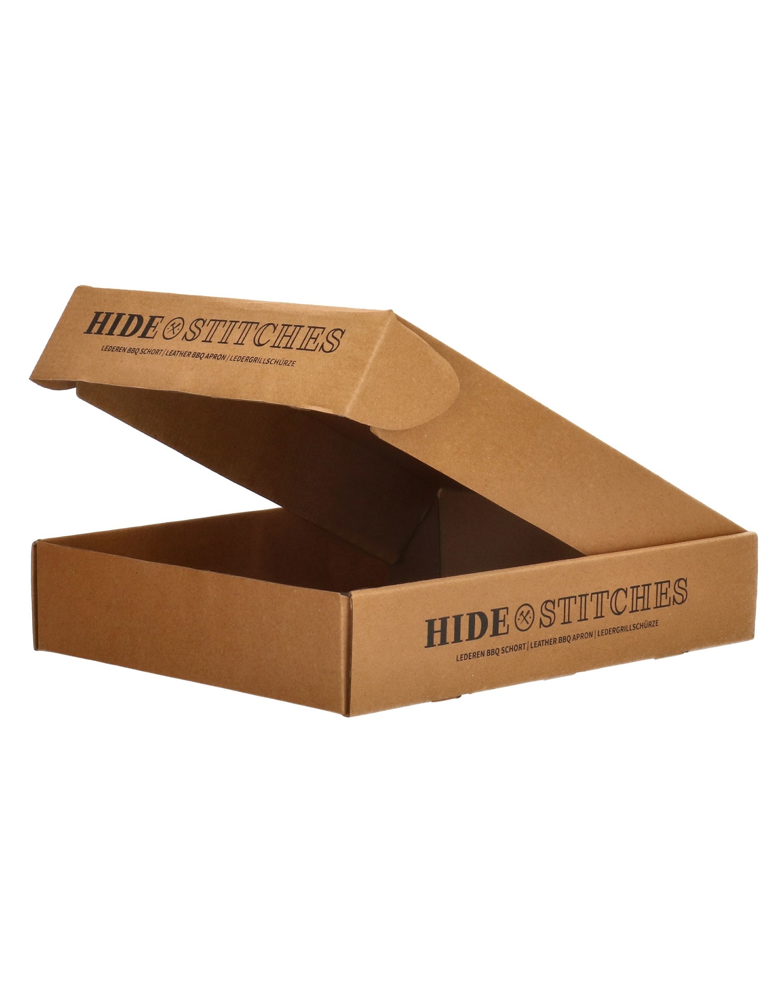 Hide & Stitches Leren riemen en buckles - Hide & Stitches Leren Barbecue / Grill Schort cognac