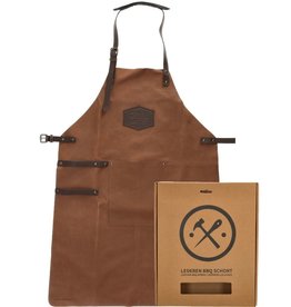 Hide & Stitches Hide & Stitches Leather Barbecue / Grill Apron cognac