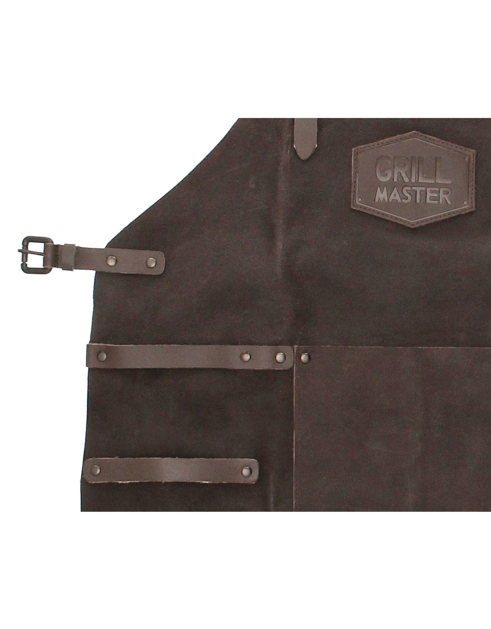 Old West Leather belts and buckles - Hide & Stitches Leather Barbecue / Grill Apron dark brown