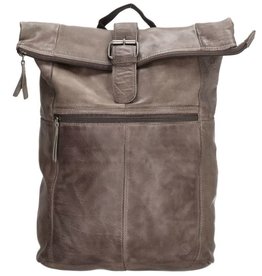 Hide & Stitches Hide & Stitches Rolltop Backpack 13,3 inch taupe