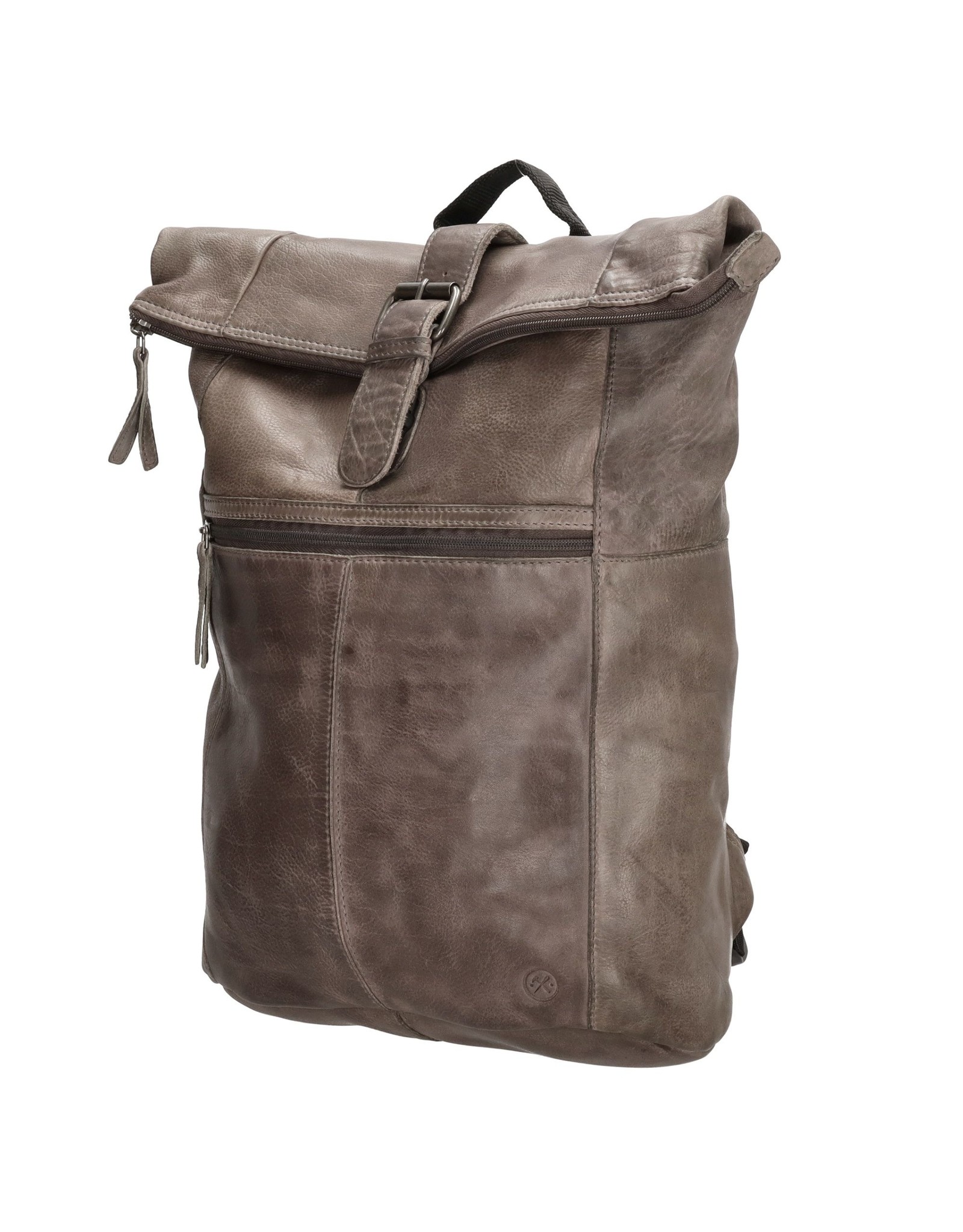 Hide & Stitches Leather backpacks  and leather shoppers - Hide & Stitches Rolltop Backpack 13,3 inch taupe