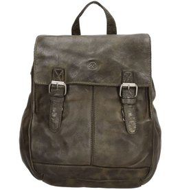 Hide & Stitches Hide & Stitches Paint Rock Backpack olive green