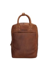 Hide & Stitches Leather backpacks Leather shoppers - Hide & Stitches Japura Backpack 13,3 inch cognac