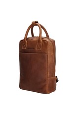 Hide & Stitches Leren rugzakken Leren shoppers - Hide & Stitches Japura Rugzak 13,3 inch cognac