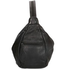 Old West Hide & Stitches Paint Rock Backpack black