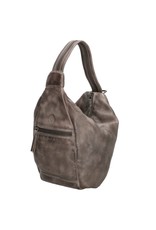 Old West Leren rugzakken Leren shoppers - Hide & Stitches Paint Rock Rugzak  taupe