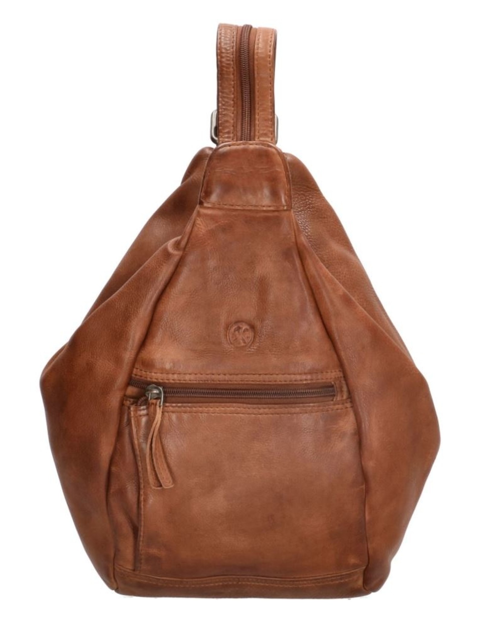 Hide & Stitches Leather backpacks Leather shoppers - Hide & Stitches Paint Rock backpack cognac