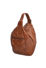 Hide & Stitches Leren rugzakken Leren shoppers - Hide & Stitches Paint Rock rugzak cognac