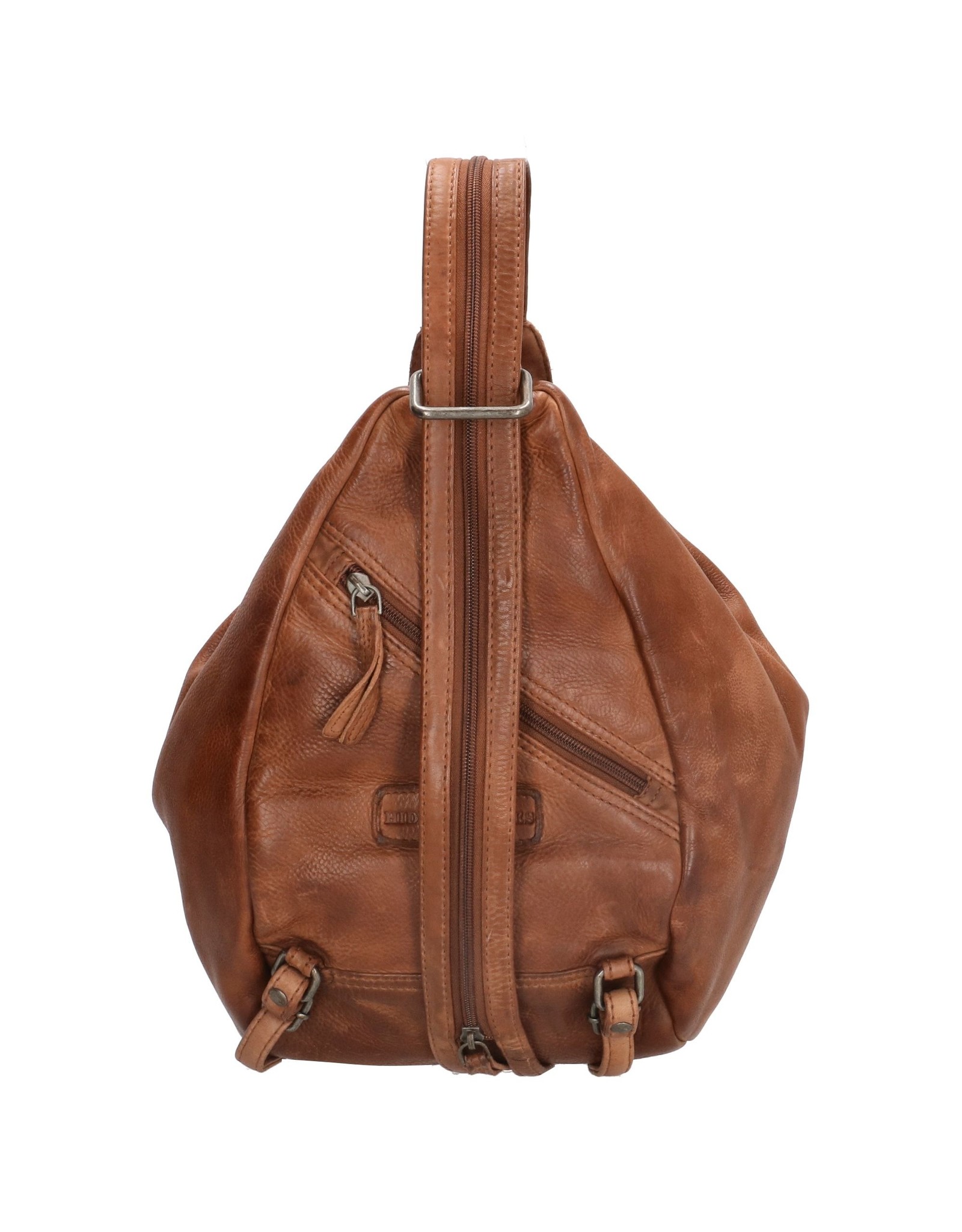 Hide & Stitches Leren rugzakken Leren shoppers - Hide & Stitches Paint Rock rugzak cognac