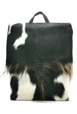 Hide & Stitches Leather backpacks  and leather shoppers - Hide & Stitches Leather Backpack with Fur Cover Black - 6