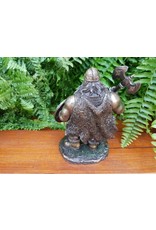 Veronese Design Giftware Beelden Collectables  - Viking met Schild en Bijl Gebronsd beeldje 14cm