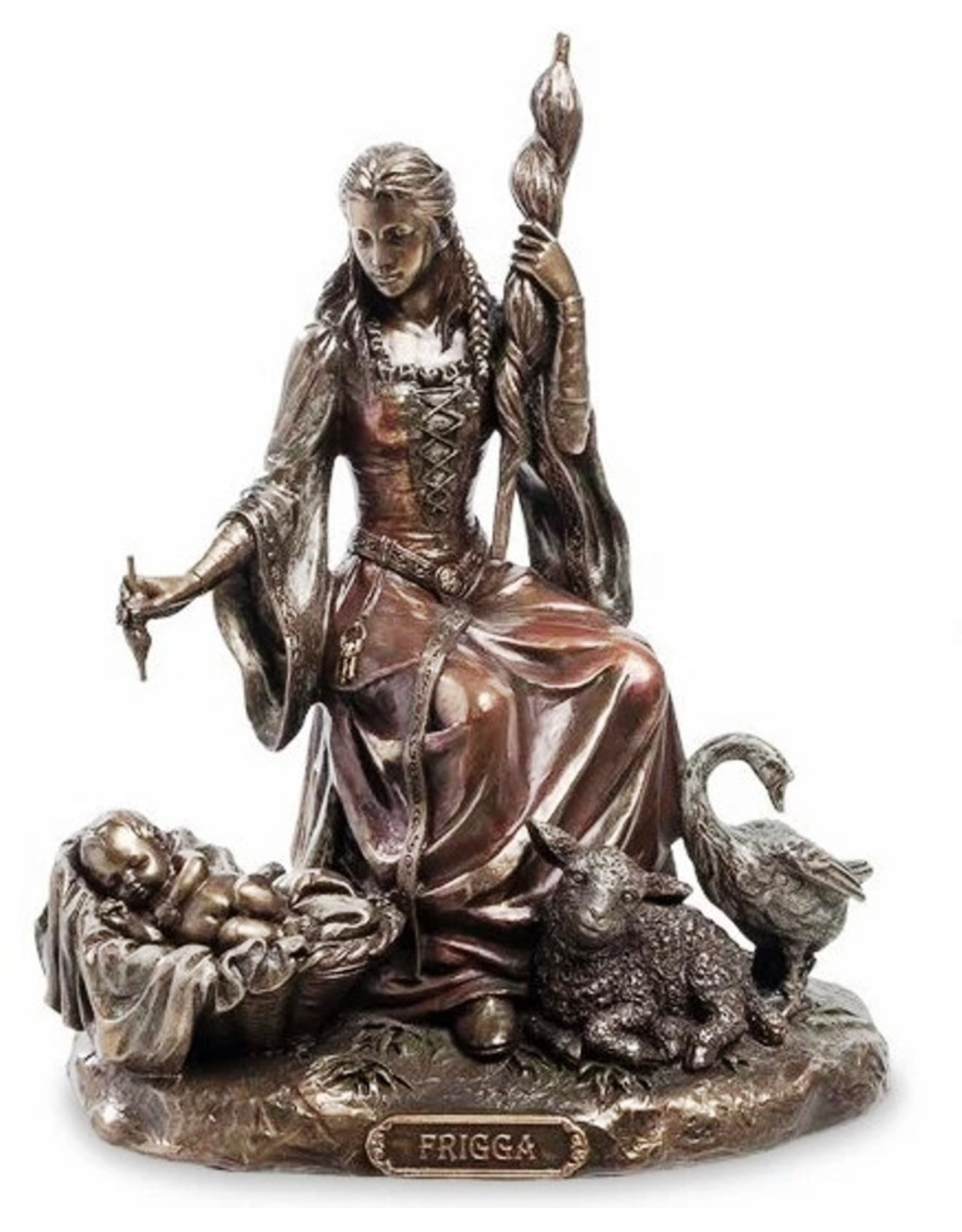 Veronese Design Giftware & Lifestyle - Frigga Nordic Goddess of Love, Marriage and Destiny statue