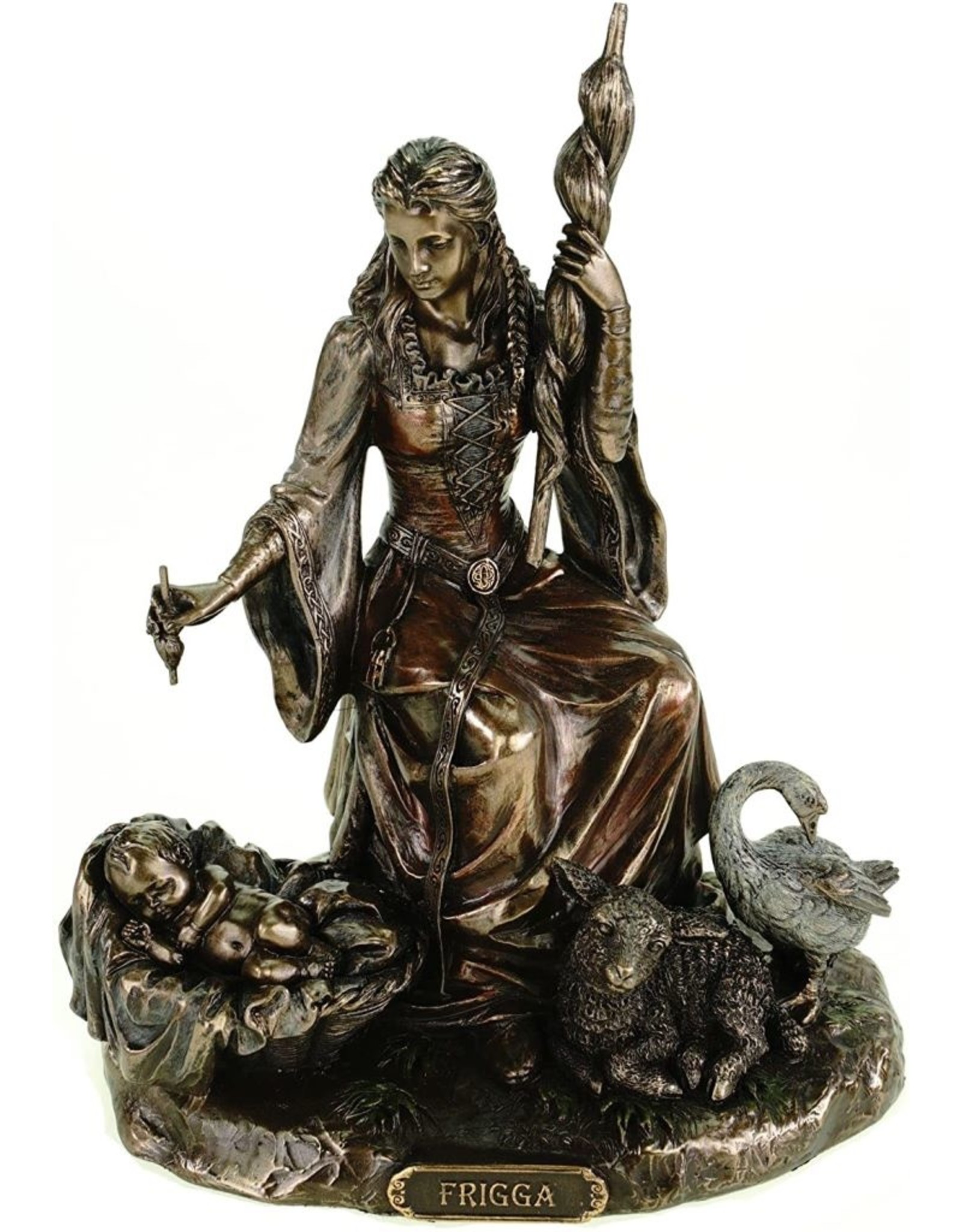 Veronese Design Giftware & Lifestyle - Frigga Nordic Goddess of Love, Marriage and Destiny statue
