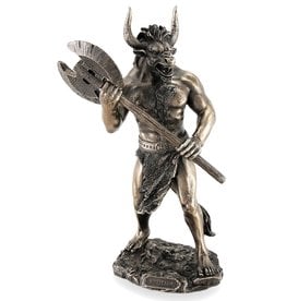 Veronese Design Minotaur with Axe Bronzed Statue  Veronese Design