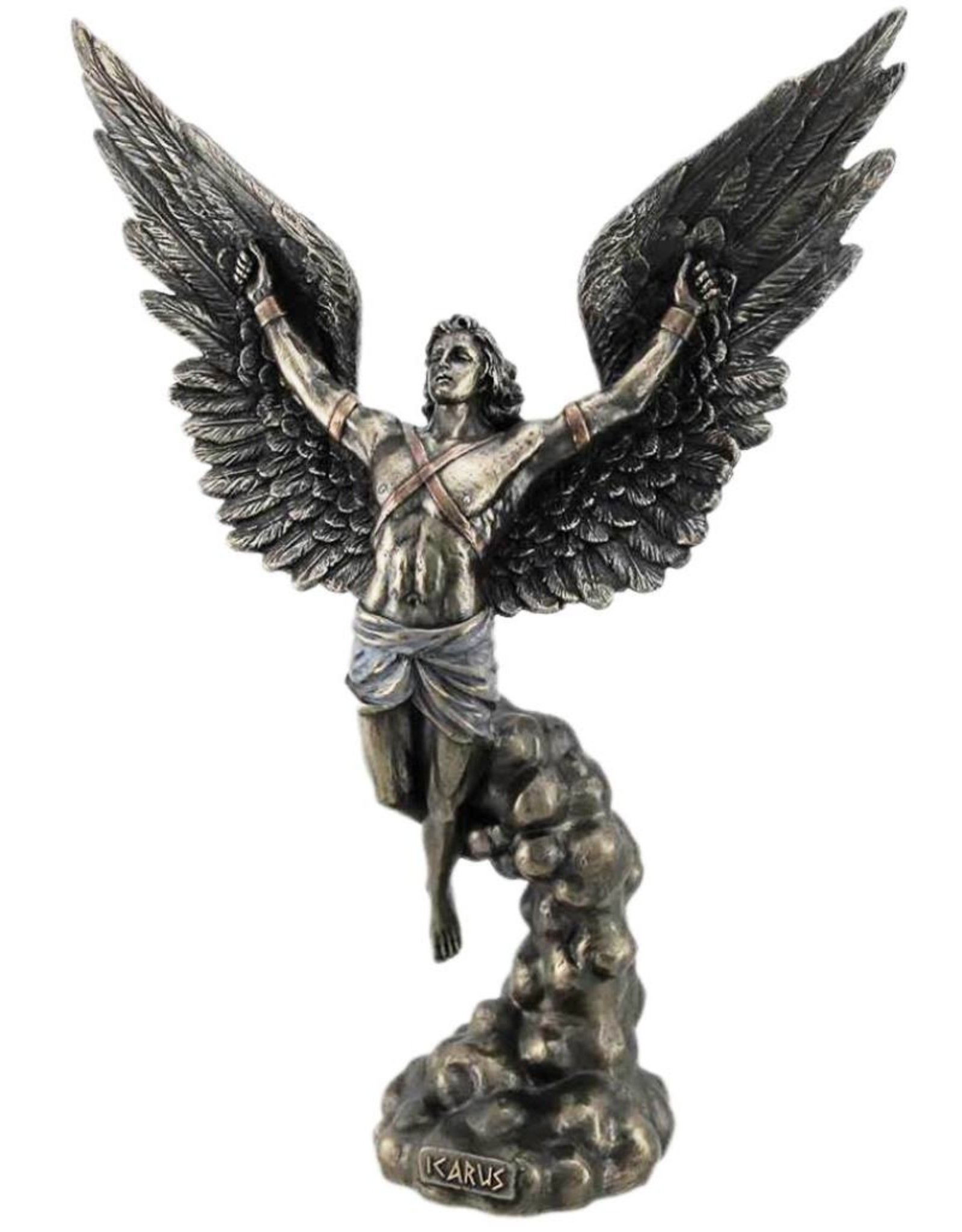 Veronese Design Giftware Figurines Collectables - Flight of Icarus Bronzed Statue Veronese Design