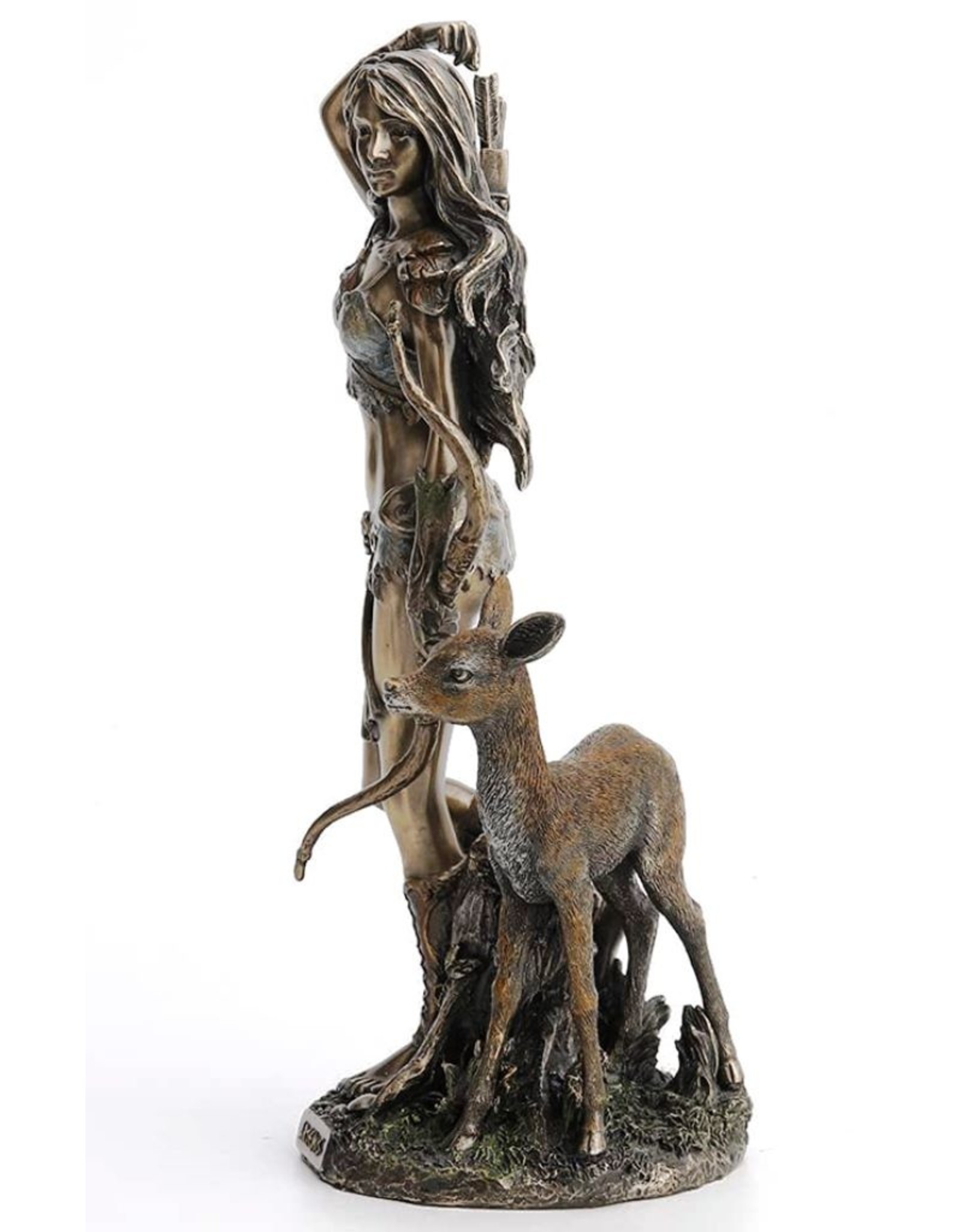 Veronese Design Giftware & Lifestyle - Artemis Greek Goddess of the Hunt Bronzed Statue Veronese Design