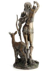 Veronese Design Giftware & Lifestyle - Artemis Greek Goddess of the Hunt Bronzed Statue Veronese Design