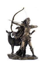 Veronese Design Giftware & Lifestyle - Artemis on the Hunt Bronzed Statue Veronese Design