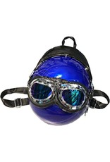 Magic Bags Fantasy bags and wallets - Motorbike helmet backpack-shoulder bag (blue)