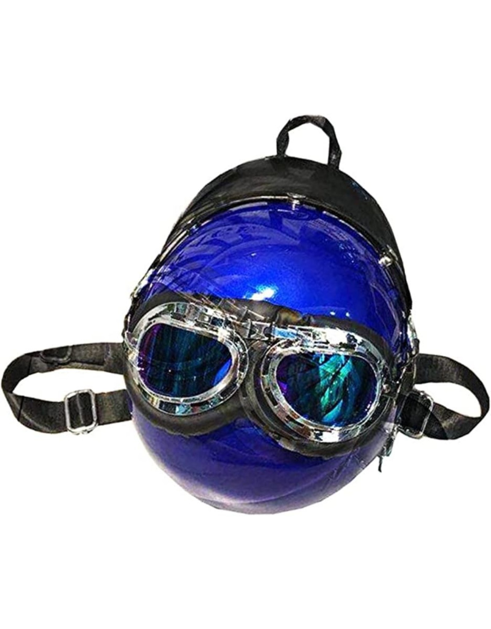 Magic Bags Fantasy bags and wallets - Motorbike helmet backpack-shoulder bag (blue)