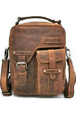 HillBurry Leather bags - Hillburry Leather Shoulder bag with Holster cover