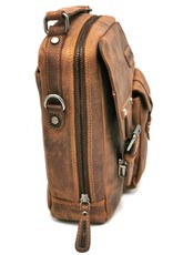 HillBurry Leather bags - Hillburry Leather Shoulder bag with Holster cover