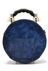 Magic Bags Steampunk bags Gothic bags - Klok Handbag with Real Clock blue (medium)