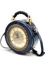 Magic Bags Steampunk tassen Gotic tassen - Klok Handtas met Echte Klok blauw (medium)