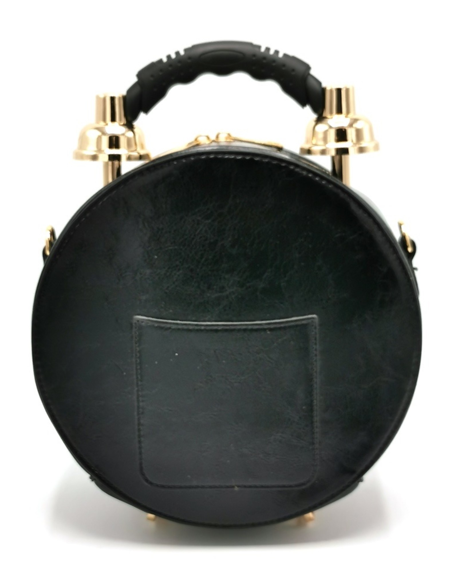 Magic Bags Steampunk tassen Gotic tassen - Klok Handtas met Echte Klok zwart (medium)