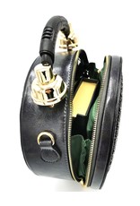 Magic Bags Steampunk tassen Gotic tassen - Klok Handtas met Echte Klok zwart (medium)