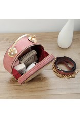 Magic Bags Fantasy bags - Clock Handbag-shoulderbag with Working Clock pink