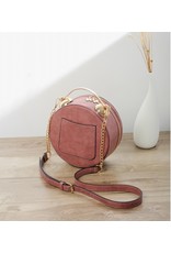 Magic Bags Fantasy bags - Clock Handbag-shoulderbag with Working Clock pink