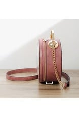 Magic Bags Fantasy bags - Clock Handbag-shoulderbag with Working Clock pink