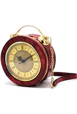 Magic Bags Fantasy bags - Clock Handbag-shoulder bag with Working Clock red