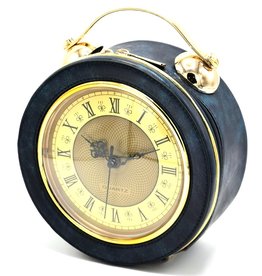 Magic Bags Clock Handbag-shoulder bag with Working Clock blue