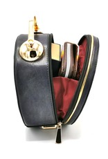 Magic Bags Fantasy bags - Clock Handbag-shoulder bag with Working Clock grey