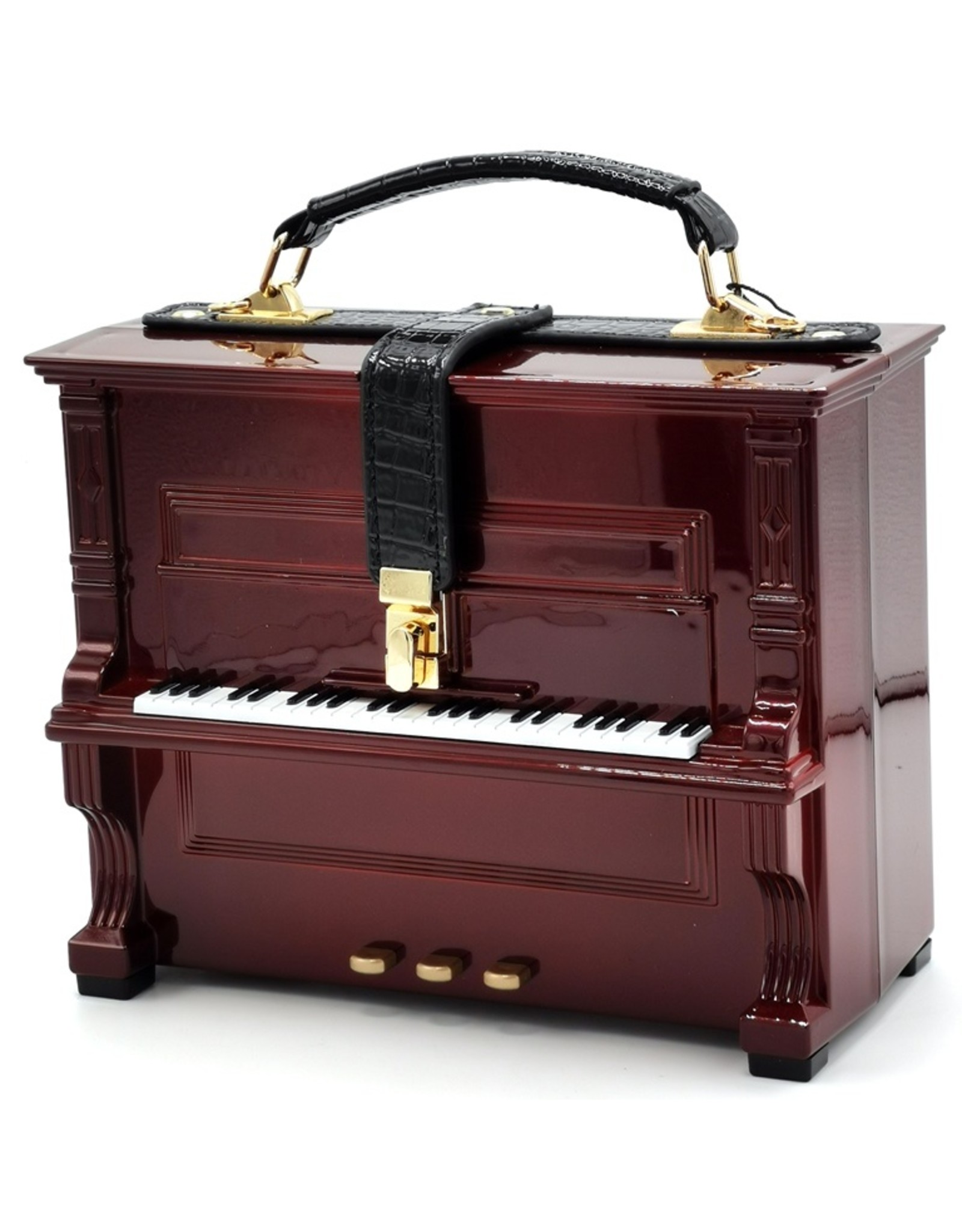 Magic Bags Fantasy tassen en portemonnees - Piano Handtas in de vorm van Echte Piano rood