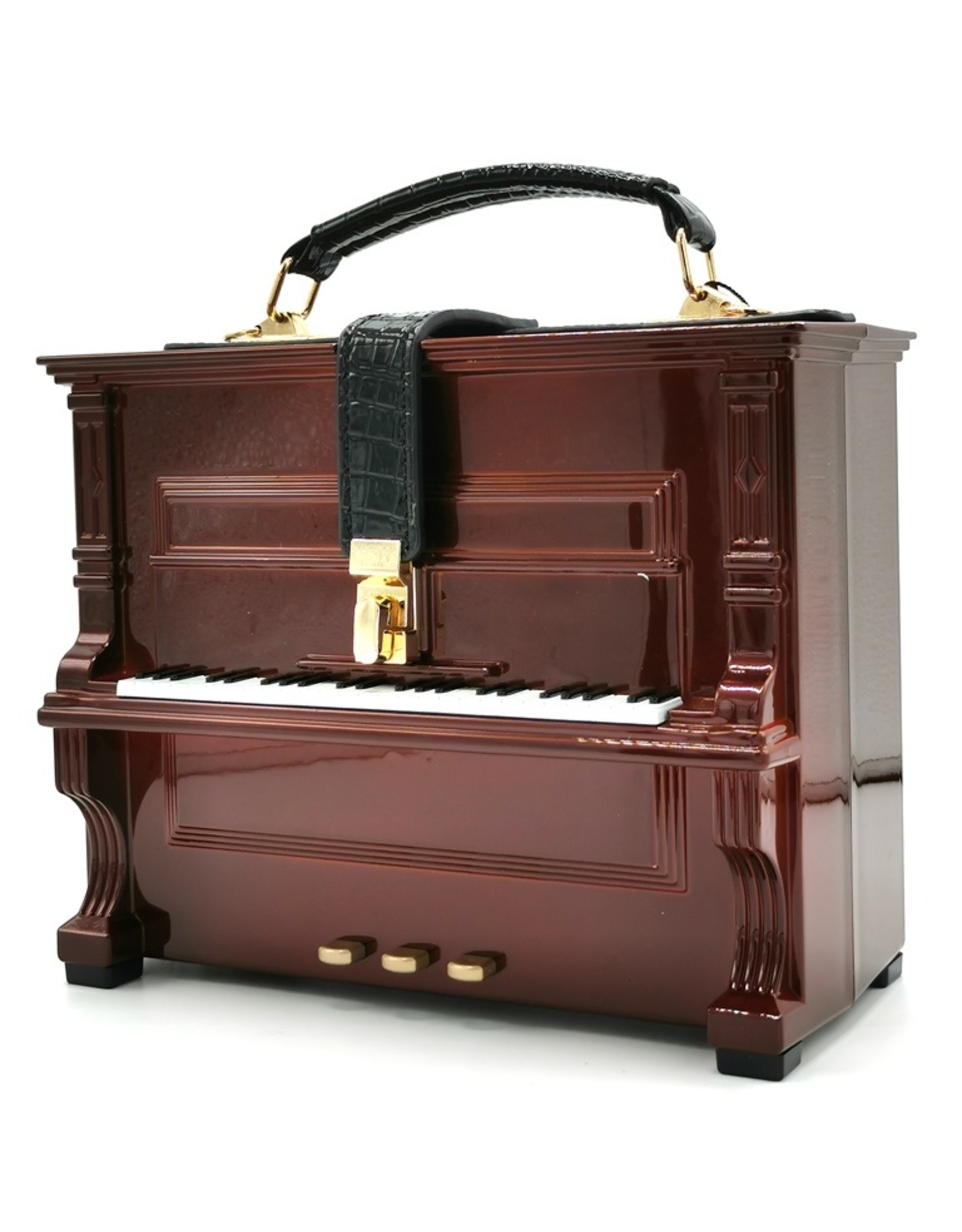 Magic Bags Fantasy tassen en portemonnees - Piano Handtas in de vorm van Echte Piano rood