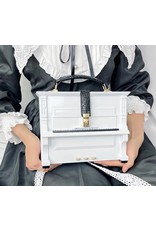 Magic Bags Fantasy bags and wallets - Piano Handbag in the shape of Real Pianored white