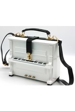 Magic Bags Fantasy bags and wallets - Piano Handbag in the shape of Real Pianored white