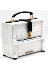 Magic Bags Fantasy tassen en portemonnees - Piano Handtas in de vorm van Echte Piano wit