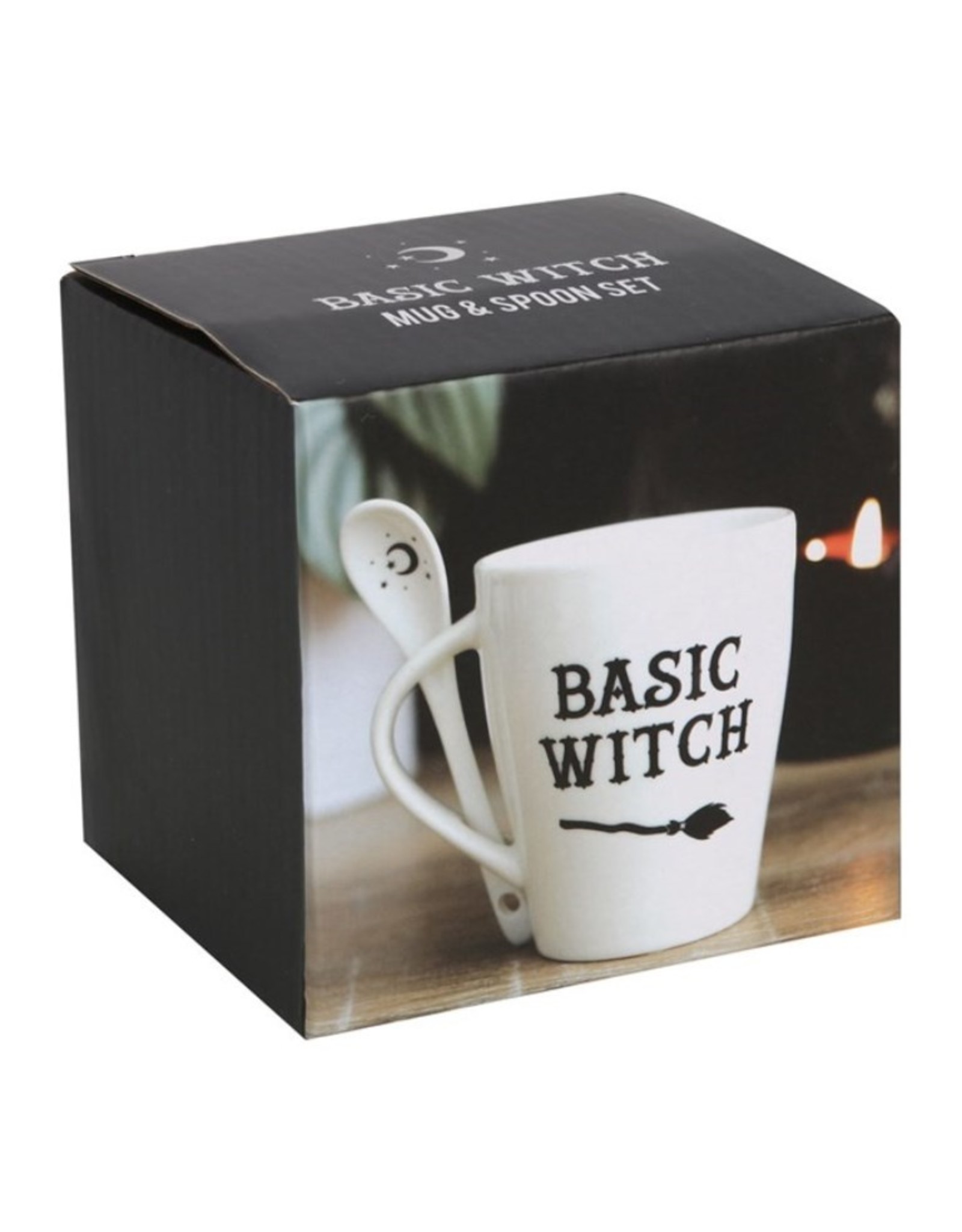 Something Different Giftware & Lifestyle - Basic Witch Mok en Lepel set